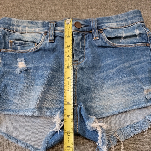 Blank NYC Distressed Fringe Shorts - Picture 5 of 9